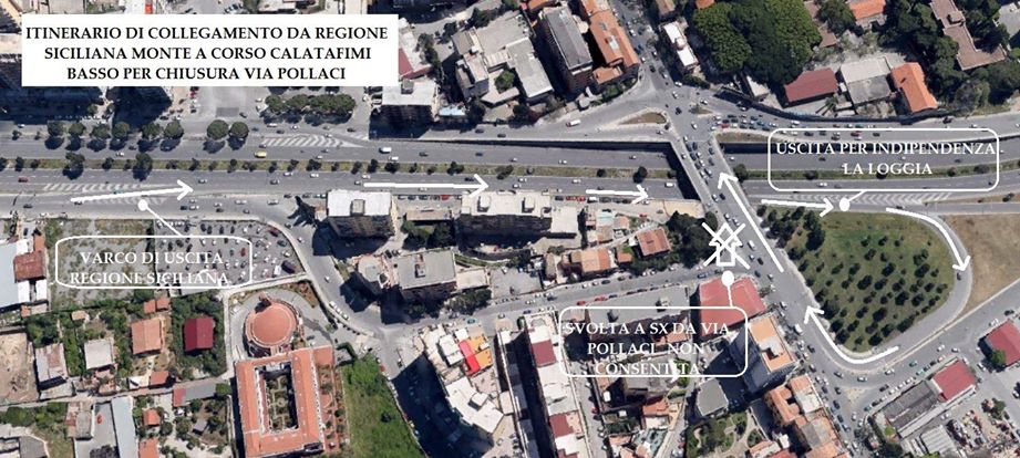 Palermo mappa vie alternative 2