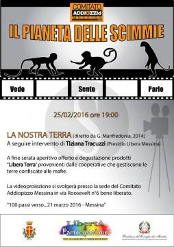 #Messina. Proiezione de ''La nostra terra" al cineforum Addiopizzo