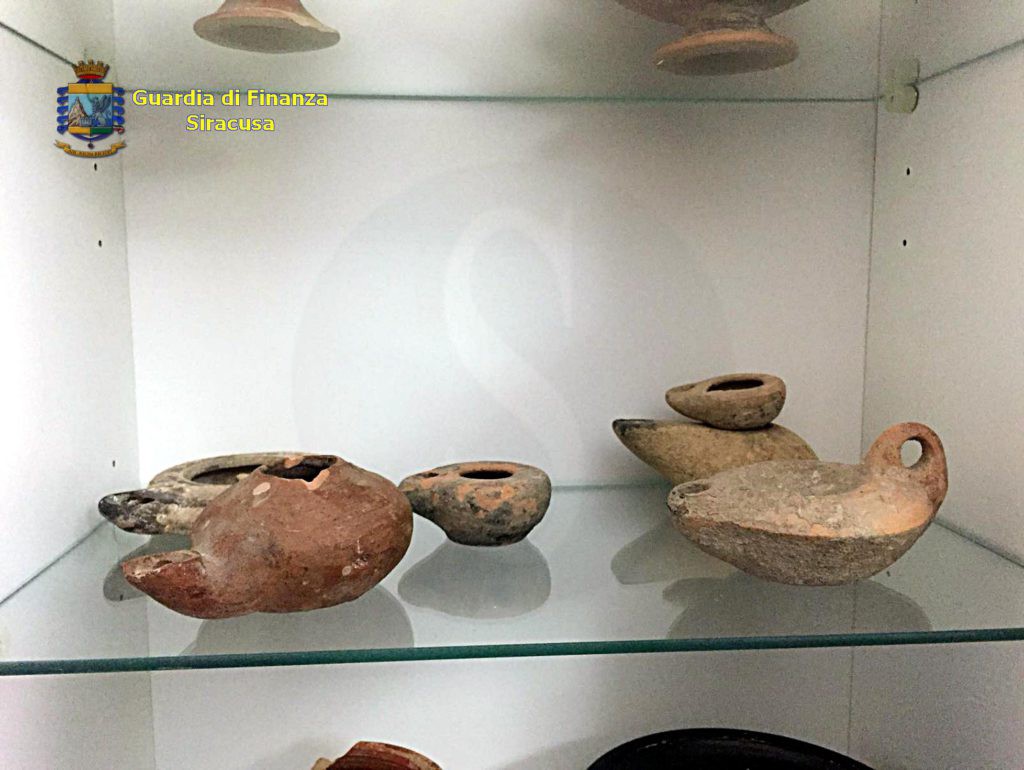 reperti archeologici sequestrati sicilians