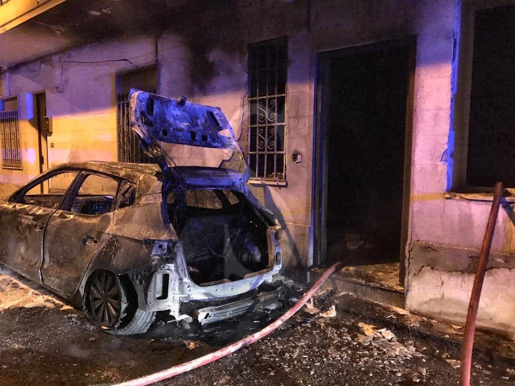Messina incendio auto 6 Sicilians