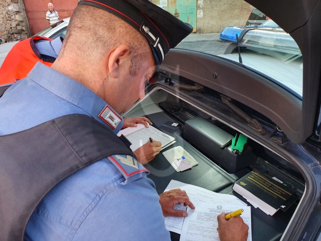 Messina Carabinieri controlli 9 Sicilians
