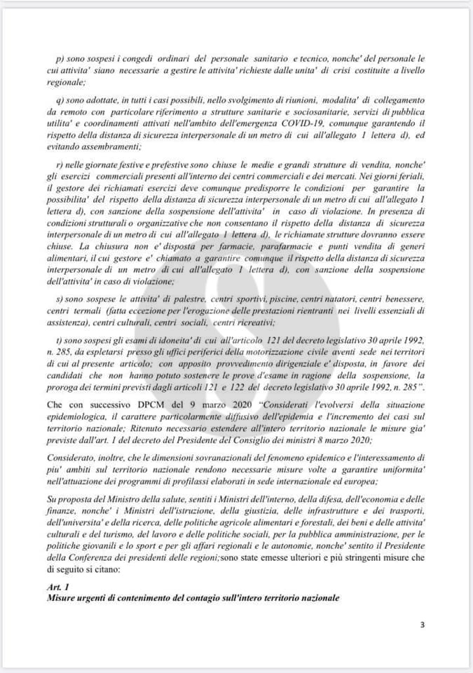 Ordinanza coronavirus DeLuca 3 Sicilians