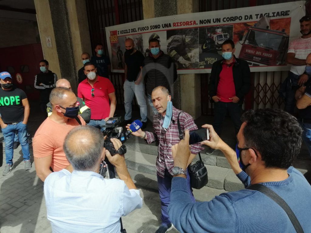 Catania protesta vigilidelfuoco 6 sicilians
