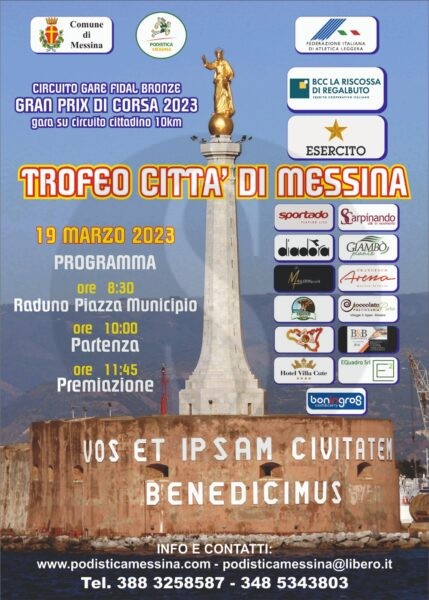 Locandina TROFEO CITTA DI MESSINA 2023 sicilians